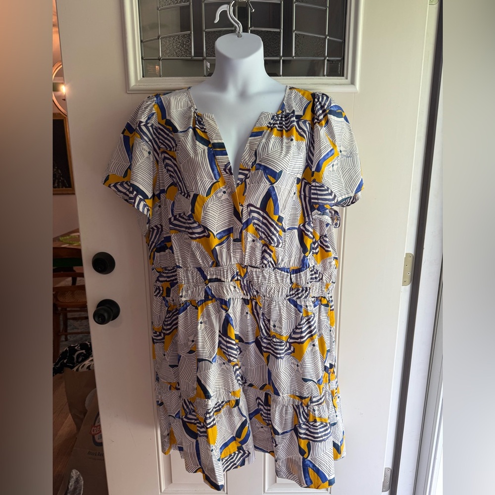 Anthropologie The Somerset Mini Dress in Fun Umbrella Print